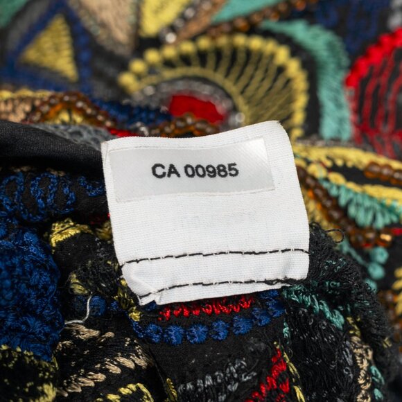 Dries Van Noten SS/15 Runway Multicolour Beaded Sleeveless Hi-Lo Top - Picture 11 of 11